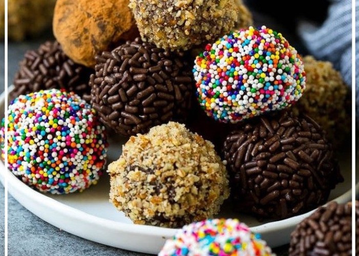 Prepare delicious and colorful chocolate balls, decorate a festive table with our sweets