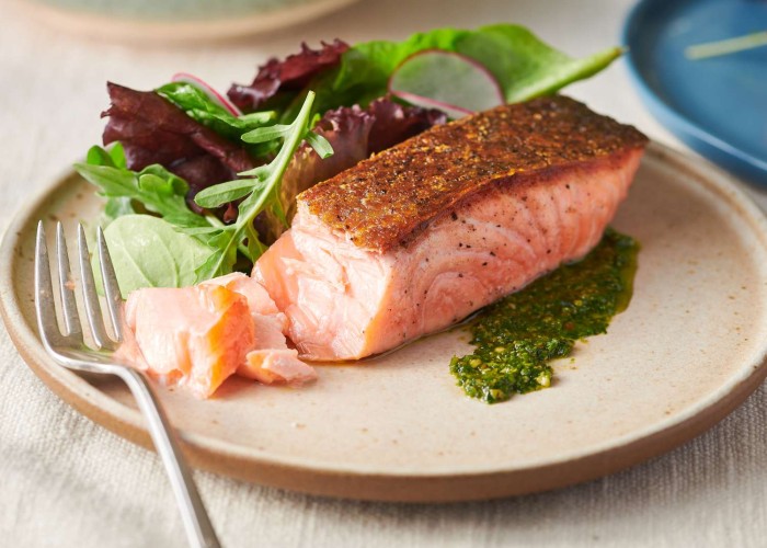Baked salmon
