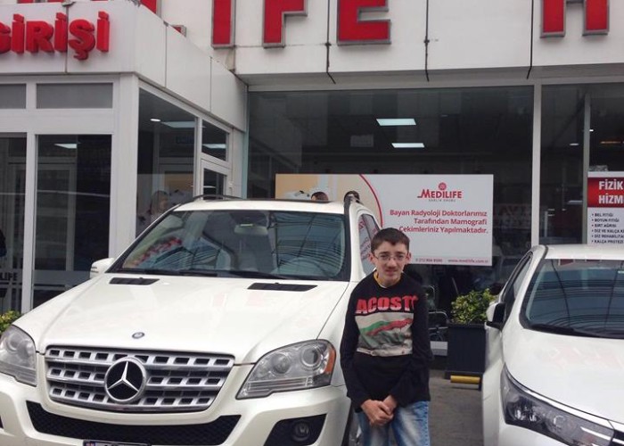 With the help of the "Fresco Charity Fund" Mishiko Skhvitaridze, is now in Turkey