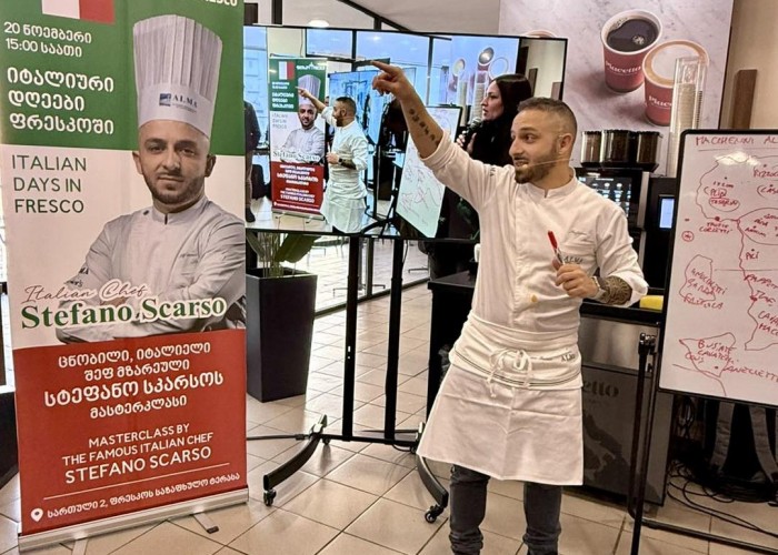 Master class by the famous Italian chef Stefano Scarso