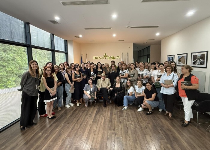 The presentation  autobiographical book of actor Leo Antadze was held at the Fresco headquarters.