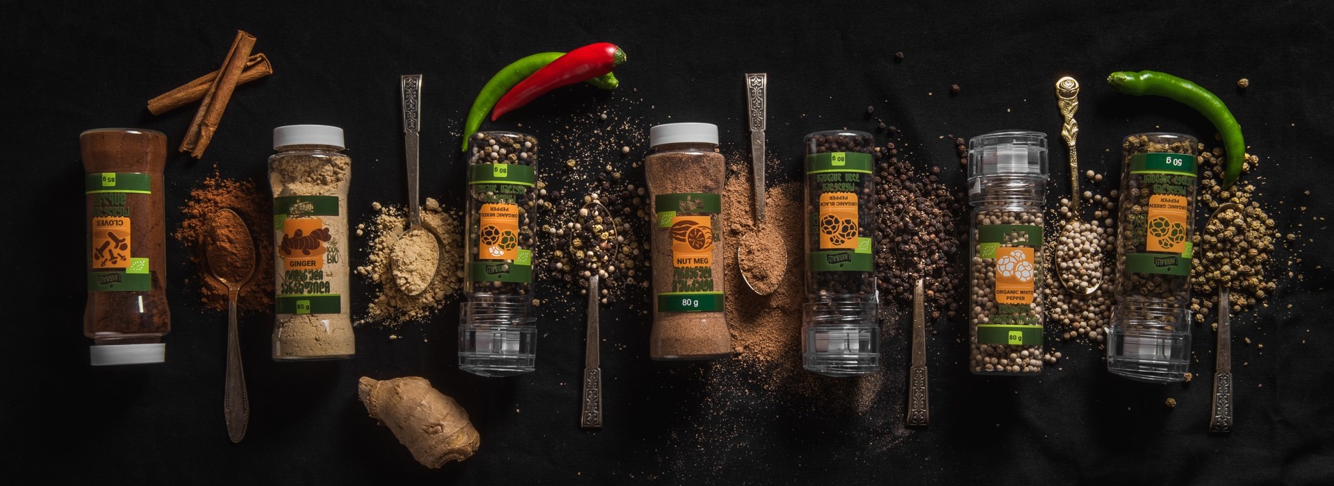 Wide range of natural spices "Naturalis" in Fresco